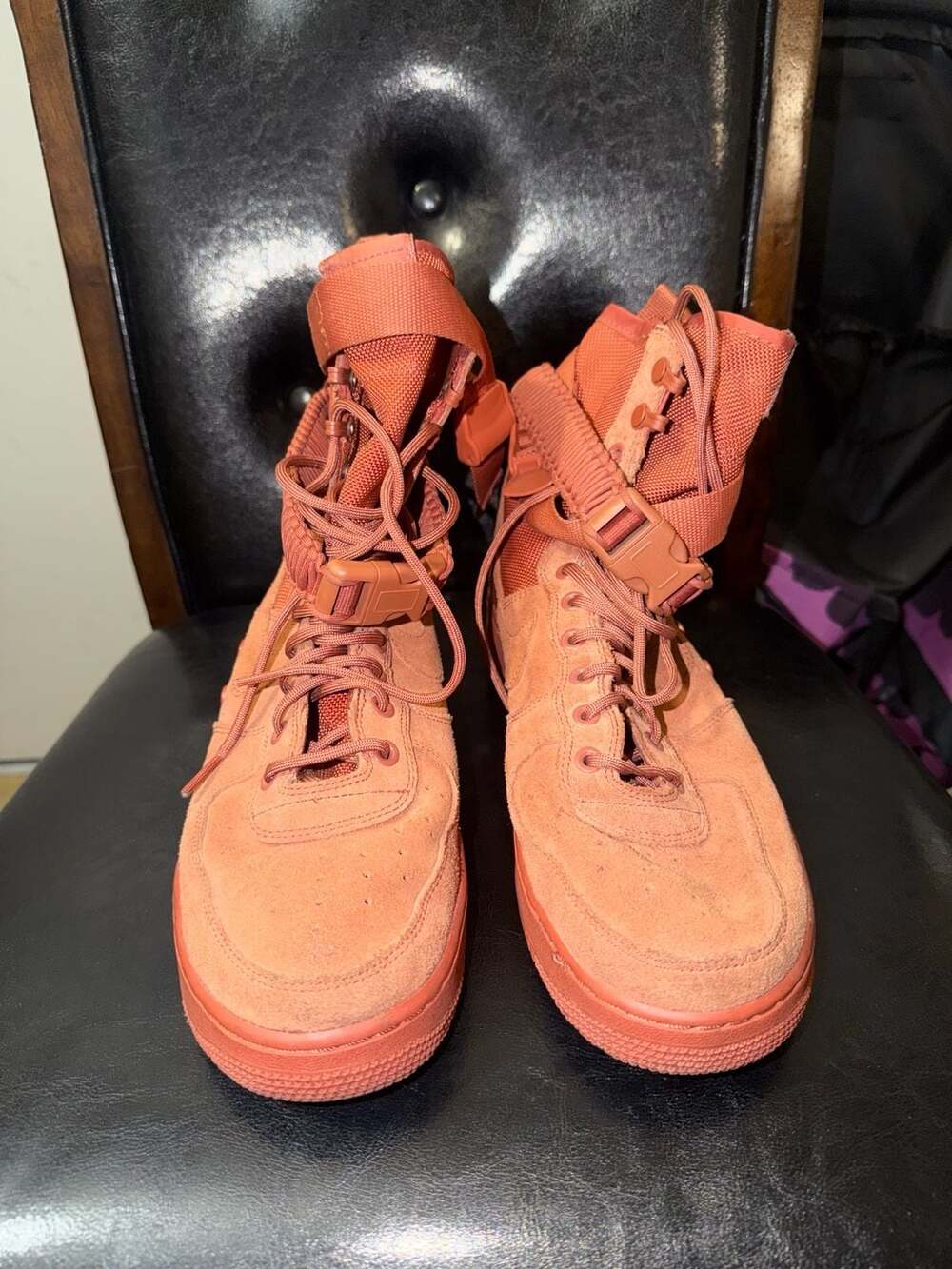 Nike SF Air Force 1 'Dusty Peach' High-Top Sneakers